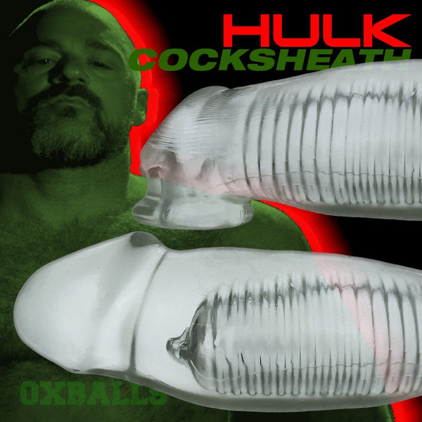 OXBALLS HULK The Hugest Thickest Monster Cocksheath With Adjustable Fit - Extreme Toyz Singapore - https://extremetoyz.com.sg - Sex Toys and Lingerie Online Store - Bondage Gear / Vibrators / Electrosex Toys / Wireless Remote Control Vibes / Sexy Lingerie and Role Play / BDSM / Dungeon Furnitures / Dildos and Strap Ons &nbsp;/ Anal and Prostate Massagers / Anal Douche and Cleaning Aide / Delay Sprays and Gels / Lubricants and more...