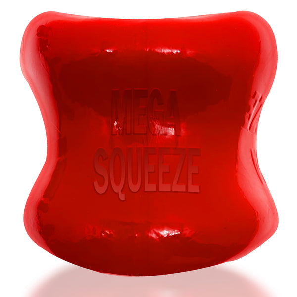 OXBALLS MEGA SQUEEZE Bigger Ball Stretcher - Red - Extreme Toyz Singapore - https://extremetoyz.com.sg - Sex Toys and Lingerie Online Store - Bondage Gear / Vibrators / Electrosex Toys / Wireless Remote Control Vibes / Sexy Lingerie and Role Play / BDSM / Dungeon Furnitures / Dildos and Strap Ons &nbsp;/ Anal and Prostate Massagers / Anal Douche and Cleaning Aide / Delay Sprays and Gels / Lubricants and more...