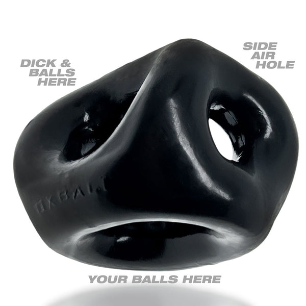 OXBALLS TRI-SPORT XL 3-Ring Cocksling - Black - Extreme Toyz Singapore - https://extremetoyz.com.sg - Sex Toys and Lingerie Online Store - Bondage Gear / Vibrators / Electrosex Toys / Wireless Remote Control Vibes / Sexy Lingerie and Role Play / BDSM / Dungeon Furnitures / Dildos and Strap Ons &nbsp;/ Anal and Prostate Massagers / Anal Douche and Cleaning Aide / Delay Sprays and Gels / Lubricants and more...