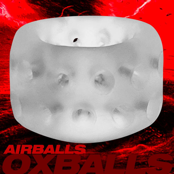 OXBALLS AIRBALLS Air-Lite Vented Ball Stretcher - Clear Ice - Extreme Toyz Singapore - https://extremetoyz.com.sg - Sex Toys and Lingerie Online Store - Bondage Gear / Vibrators / Electrosex Toys / Wireless Remote Control Vibes / Sexy Lingerie and Role Play / BDSM / Dungeon Furnitures / Dildos and Strap Ons &nbsp;/ Anal and Prostate Massagers / Anal Douche and Cleaning Aide / Delay Sprays and Gels / Lubricants and more...