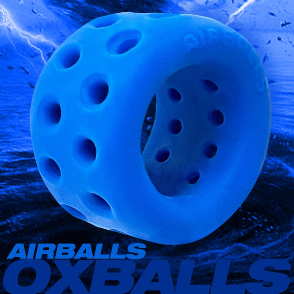 OXBALLS AIRBALLS Air-Lite Vented Ball Stretcher - Pool Ice - AIRBALLS Air-Lite Vented Ball Stretcher - Pool Ice - Extreme Toyz Singapore - https://extremetoyz.com.sg - Sex Toys and Lingerie Online Store - Bondage Gear / Vibrators / Electrosex Toys / Wireless Remote Control Vibes / Sexy Lingerie and Role Play / BDSM / Dungeon Furnitures / Dildos and Strap Ons &nbsp;/ Anal and Prostate Massagers / Anal Douche and Cleaning Aide / Delay Sprays and Gels / Lubricants and more...