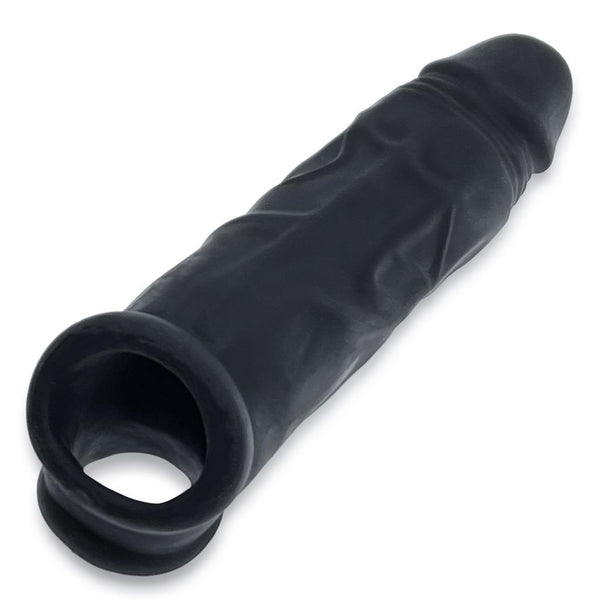 OXBALLS DICKER Ultra-Slim Cocksheath With Adjustable Fit - Black - Extreme Toyz Singapore - https://extremetoyz.com.sg - Sex Toys and Lingerie Online Store - Bondage Gear / Vibrators / Electrosex Toys / Wireless Remote Control Vibes / Sexy Lingerie and Role Play / BDSM / Dungeon Furnitures / Dildos and Strap Ons &nbsp;/ Anal and Prostate Massagers / Anal Douche and Cleaning Aide / Delay Sprays and Gels / Lubricants and more...