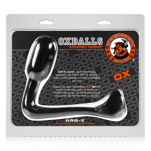 OXBALLS ASS-X Asslock Cocksling & Butt Plug - Extreme Toyz Singapore - https://extremetoyz.com.sg - Sex Toys and Lingerie Online Store - Bondage Gear / Vibrators / Electrosex Toys / Wireless Remote Control Vibes / Sexy Lingerie and Role Play / BDSM / Dungeon Furnitures / Dildos and Strap Ons &nbsp;/ Anal and Prostate Massagers / Anal Douche and Cleaning Aide / Delay Sprays and Gels / Lubricants and more...