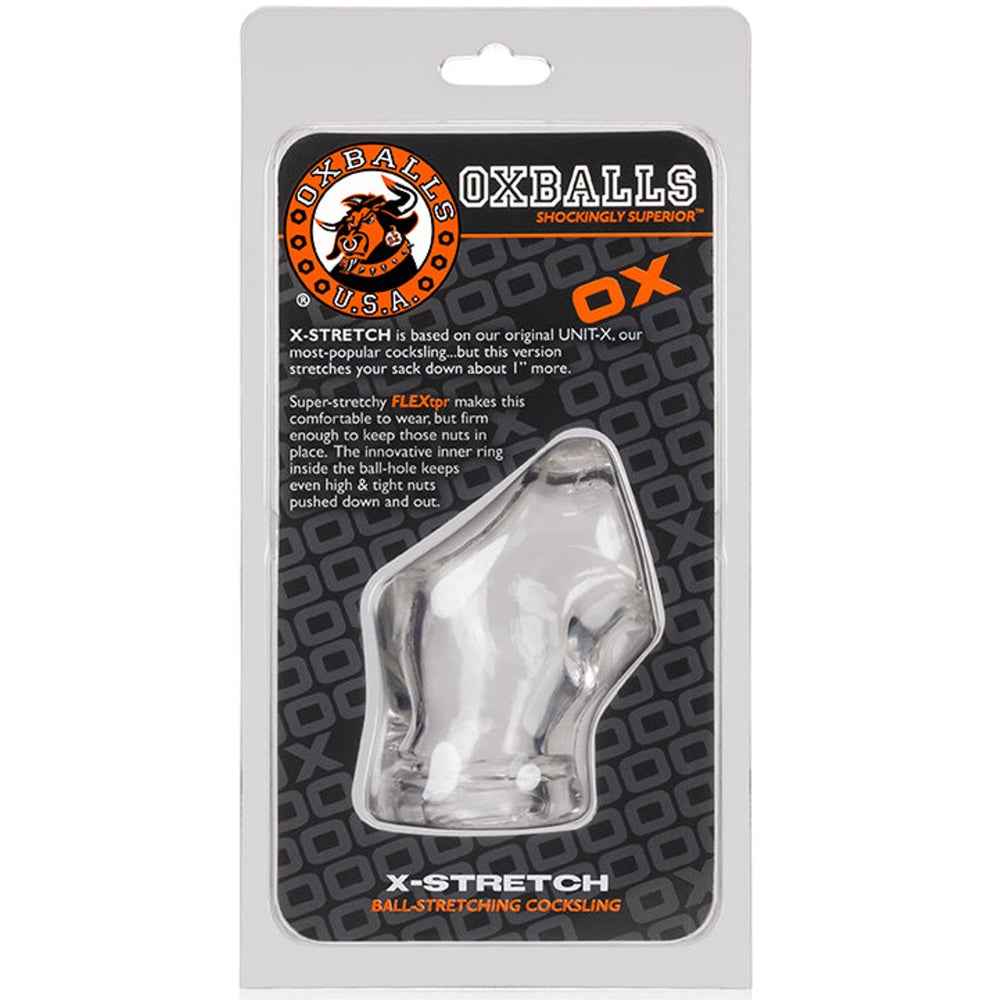 X-STRETCH flexTPR™ Ballstretching Cocksling - Clear