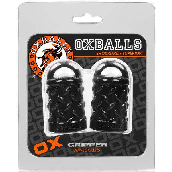 OXBALLS GRIPPER Nip-Suckers - Black - Extreme Toyz Singapore - https://extremetoyz.com.sg - Sex Toys and Lingerie Online Store - Bondage Gear / Vibrators / Electrosex Toys / Wireless Remote Control Vibes / Sexy Lingerie and Role Play / BDSM / Dungeon Furnitures / Dildos and Strap Ons &nbsp;/ Anal and Prostate Massagers / Anal Douche and Cleaning Aide / Delay Sprays and Gels / Lubricants and more...