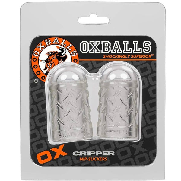 OXBALLS GRIPPER Nip-Suckers - Clear - Extreme Toyz Singapore - https://extremetoyz.com.sg - Sex Toys and Lingerie Online Store - Bondage Gear / Vibrators / Electrosex Toys / Wireless Remote Control Vibes / Sexy Lingerie and Role Play / BDSM / Dungeon Furnitures / Dildos and Strap Ons &nbsp;/ Anal and Prostate Massagers / Anal Douche and Cleaning Aide / Delay Sprays and Gels / Lubricants and more...