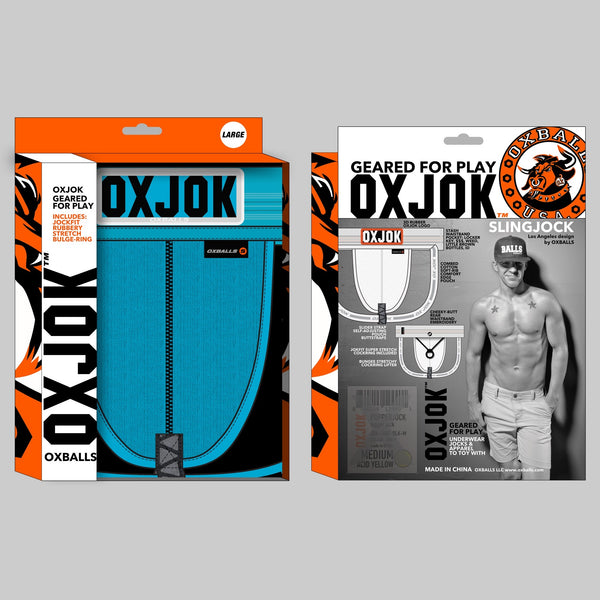 OXJOK by OXBALLS SLINGJOCK Slider Jock Strap - Pool - Extreme Toyz Singapore - https://extremetoyz.com.sg - Sex Toys and Lingerie Online Store - Bondage Gear / Vibrators / Electrosex Toys / Wireless Remote Control Vibes / Sexy Lingerie and Role Play / BDSM / Dungeon Furnitures / Dildos and Strap Ons &nbsp;/ Anal and Prostate Massagers / Anal Douche and Cleaning Aide / Delay Sprays and Gels / Lubricants and more...