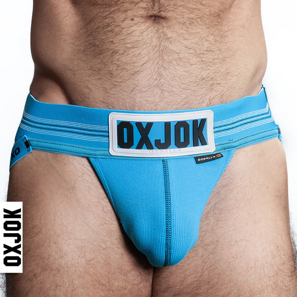 OXJOK by OXBALLS SLINGJOCK Slider Jock Strap - Pool - Extreme Toyz Singapore - https://extremetoyz.com.sg - Sex Toys and Lingerie Online Store - Bondage Gear / Vibrators / Electrosex Toys / Wireless Remote Control Vibes / Sexy Lingerie and Role Play / BDSM / Dungeon Furnitures / Dildos and Strap Ons &nbsp;/ Anal and Prostate Massagers / Anal Douche and Cleaning Aide / Delay Sprays and Gels / Lubricants and more...