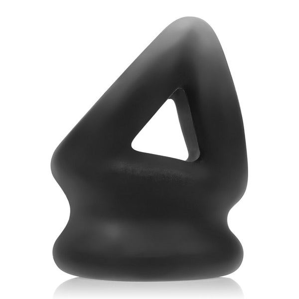 OXBALLS TRI-SQUEEZE 3-Ring Ballstretching Sling - Black - Extreme Toyz Singapore - https://extremetoyz.com.sg - Sex Toys and Lingerie Online Store - Bondage Gear / Vibrators / Electrosex Toys / Wireless Remote Control Vibes / Sexy Lingerie and Role Play / BDSM / Dungeon Furnitures / Dildos and Strap Ons &nbsp;/ Anal and Prostate Massagers / Anal Douche and Cleaning Aide / Delay Sprays and Gels / Lubricants and more...