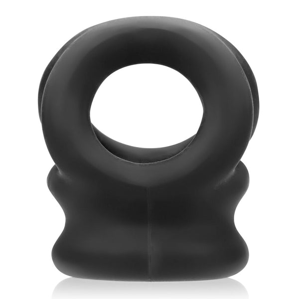 OXBALLS TRI-SQUEEZE 3-Ring Ballstretching Sling - Black - Extreme Toyz Singapore - https://extremetoyz.com.sg - Sex Toys and Lingerie Online Store - Bondage Gear / Vibrators / Electrosex Toys / Wireless Remote Control Vibes / Sexy Lingerie and Role Play / BDSM / Dungeon Furnitures / Dildos and Strap Ons &nbsp;/ Anal and Prostate Massagers / Anal Douche and Cleaning Aide / Delay Sprays and Gels / Lubricants and more...