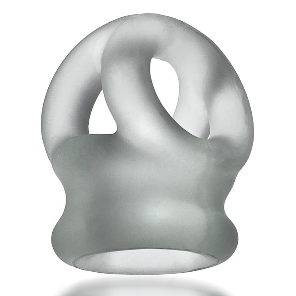 OXBALLS TRI-SQUEEZE 3-Ring Ballstretching Sling - Clear - Extreme Toyz Singapore - https://extremetoyz.com.sg - Sex Toys and Lingerie Online Store - Bondage Gear / Vibrators / Electrosex Toys / Wireless Remote Control Vibes / Sexy Lingerie and Role Play / BDSM / Dungeon Furnitures / Dildos and Strap Ons &nbsp;/ Anal and Prostate Massagers / Anal Douche and Cleaning Aide / Delay Sprays and Gels / Lubricants and more...