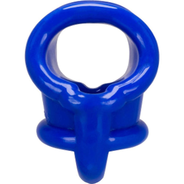 OXBALLS BALLSLING Cocksling with Splitter Cockring - Blue - Extreme Toyz Singapore - https://extremetoyz.com.sg - Sex Toys and Lingerie Online Store - Bondage Gear / Vibrators / Electrosex Toys / Wireless Remote Control Vibes / Sexy Lingerie and Role Play / BDSM / Dungeon Furnitures / Dildos and Strap Ons &nbsp;/ Anal and Prostate Massagers / Anal Douche and Cleaning Aide / Delay Sprays and Gels / Lubricants and more...