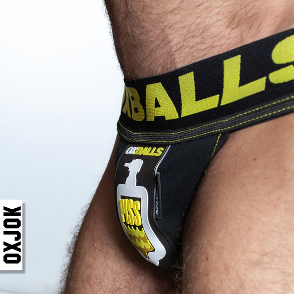 OXJOK by OXBALLS PISSPIG 3D Rubber Patch Jock Strap - Extreme Toyz Singapore - https://extremetoyz.com.sg - Sex Toys and Lingerie Online Store - Bondage Gear / Vibrators / Electrosex Toys / Wireless Remote Control Vibes / Sexy Lingerie and Role Play / BDSM / Dungeon Furnitures / Dildos and Strap Ons &nbsp;/ Anal and Prostate Massagers / Anal Douche and Cleaning Aide / Delay Sprays and Gels / Lubricants and more...