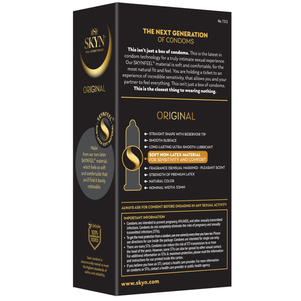 Original Natural Skin-On-Skin Feeling Condoms - 12 Pack