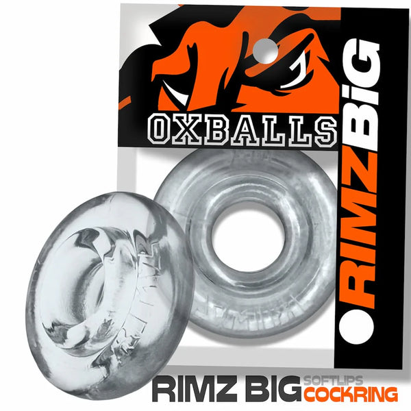 RIMZ BIG flexTPR™ Softlips Cockring - Clear