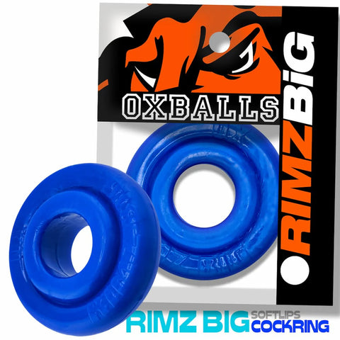 RIMZ BIG flexTPR™ Softlips Cockring - Blue Pool