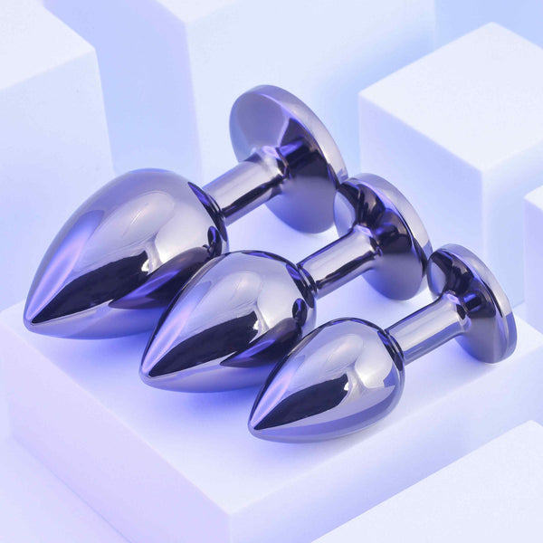 Pleasure 3 Ways Metal Anal Training Kit