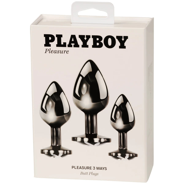 Pleasure 3 Ways Metal Anal Training Kit