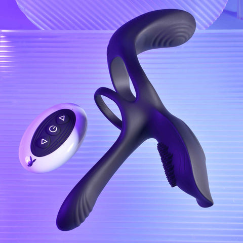 The 3 Way Remote Controlled Rechargeable Cock Ring