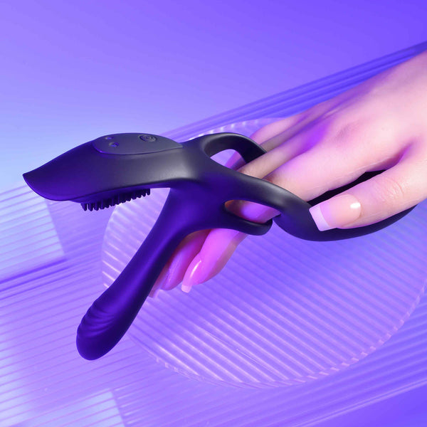 The 3 Way Remote Controlled Rechargeable Cock Ring