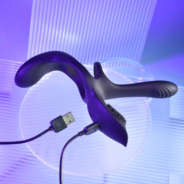 The 3 Way Remote Controlled Rechargeable Cock Ring