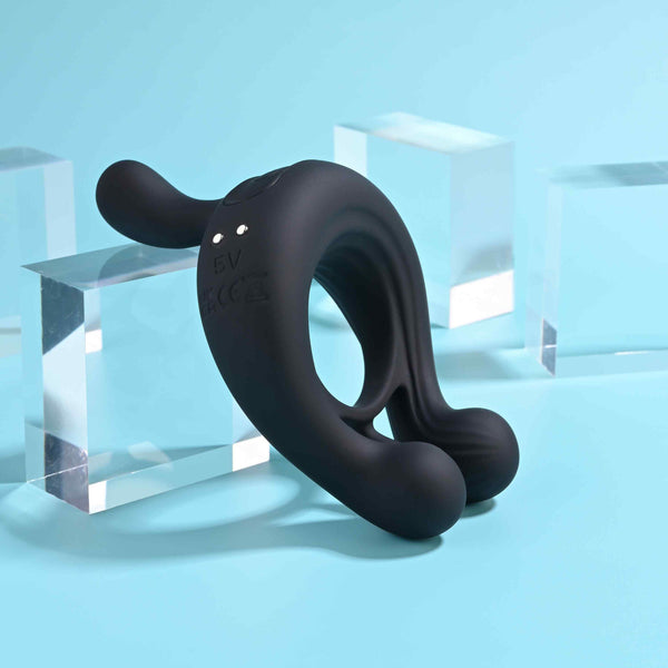 Triple Play Remote Controlled Rechargeable Cock Ring
