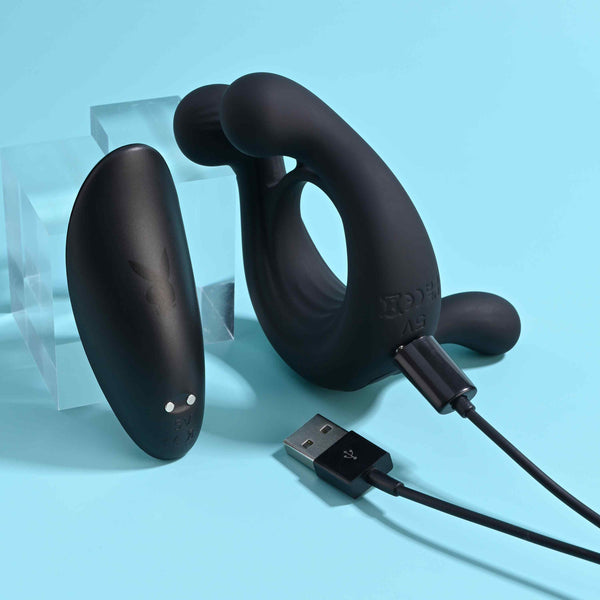 Triple Play Remote Controlled Rechargeable Cock Ring