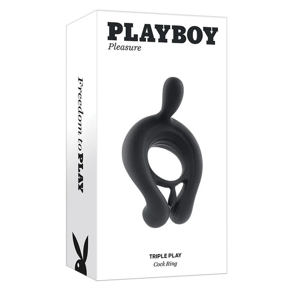 Triple Play Remote Controlled Rechargeable Cock Ring