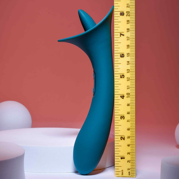 True Indulgence Rechargeable Dual End Tongue-Stroking Vibrator