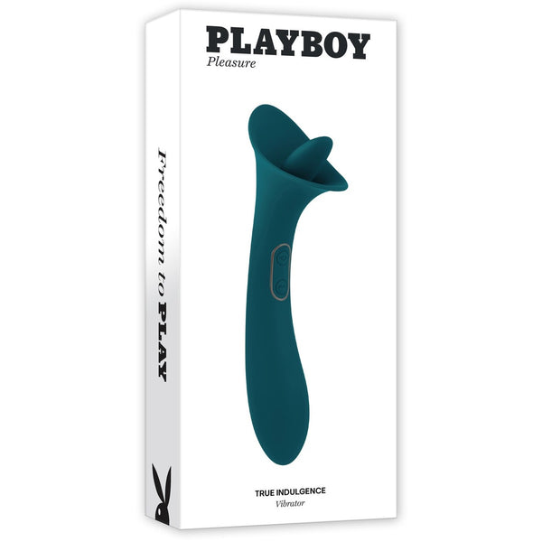 True Indulgence Rechargeable Dual End Tongue-Stroking Vibrator