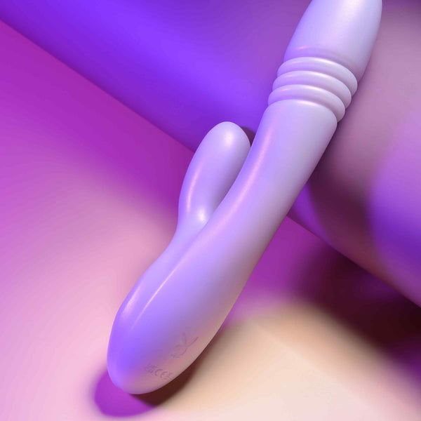 Bumping Bunny Rechargeable Thrusting & Warming Rabbit Vibrator