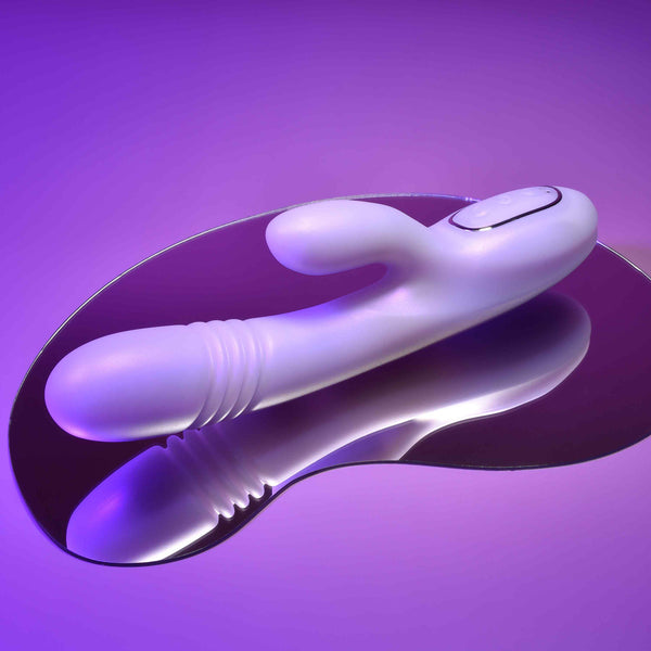Bumping Bunny Rechargeable Thrusting & Warming Rabbit Vibrator
