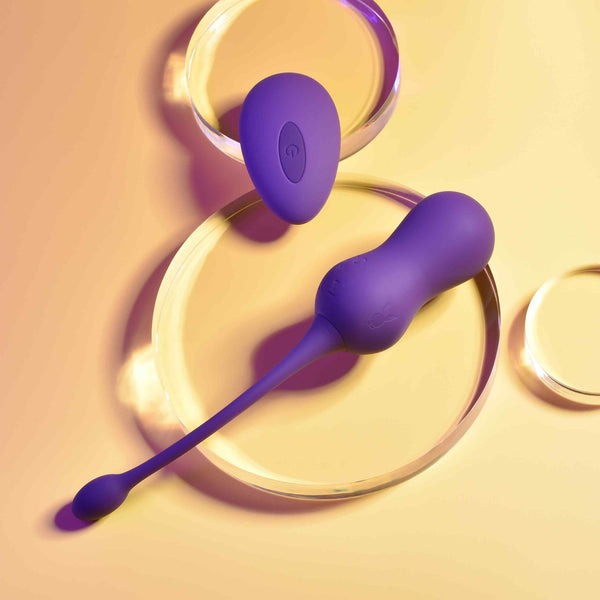 Double Time Remote Controlled Rechargeable Vibrating Kegel Balls