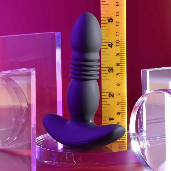Trust The Thrust Remote Controlled Rechargeable Vibrating & Thrusting Butt Plug