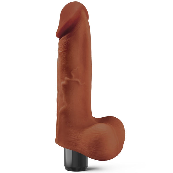 Pipedream Real Feel® No. 13 Vibrating Dildo - Brown - Extreme Toyz Singapore - https://extremetoyz.com.sg - Sex Toys and Lingerie Online Store - Bondage Gear / Vibrators / Electrosex Toys / Wireless Remote Control Vibes / Sexy Lingerie and Role Play / BDSM / Dungeon Furnitures / Dildos and Strap Ons &nbsp;/ Anal and Prostate Massagers / Anal Douche and Cleaning Aide / Delay Sprays and Gels / Lubricants and more...