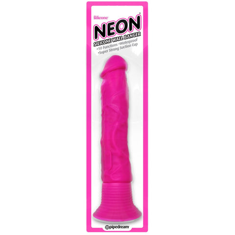 Pipedream Neon Silicone Wall Banger - Pink - Extreme Toyz Singapore - https://extremetoyz.com.sg - Sex Toys and Lingerie Online Store - Bondage Gear / Vibrators / Electrosex Toys / Wireless Remote Control Vibes / Sexy Lingerie and Role Play / BDSM / Dungeon Furnitures / Dildos and Strap Ons &nbsp;/ Anal and Prostate Massagers / Anal Douche and Cleaning Aide / Delay Sprays and Gels / Lubricants and more...