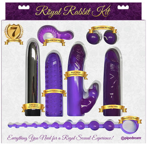 Pipedream Royal Rabbit Kit - Extreme Toyz Singapore - https://extremetoyz.com.sg - Sex Toys and Lingerie Online Store - Bondage Gear / Vibrators / Electrosex Toys / Wireless Remote Control Vibes / Sexy Lingerie and Role Play / BDSM / Dungeon Furnitures / Dildos and Strap Ons  / Anal and Prostate Massagers / Anal Douche and Cleaning Aide / Delay Sprays and Gels / Lubricants and more...
