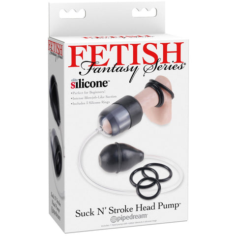 Pipedream Fetish Fantasy Series Suck N' Stroke Head Pump - Extreme Toyz Singapore - https://extremetoyz.com.sg - Sex Toys and Lingerie Online Store