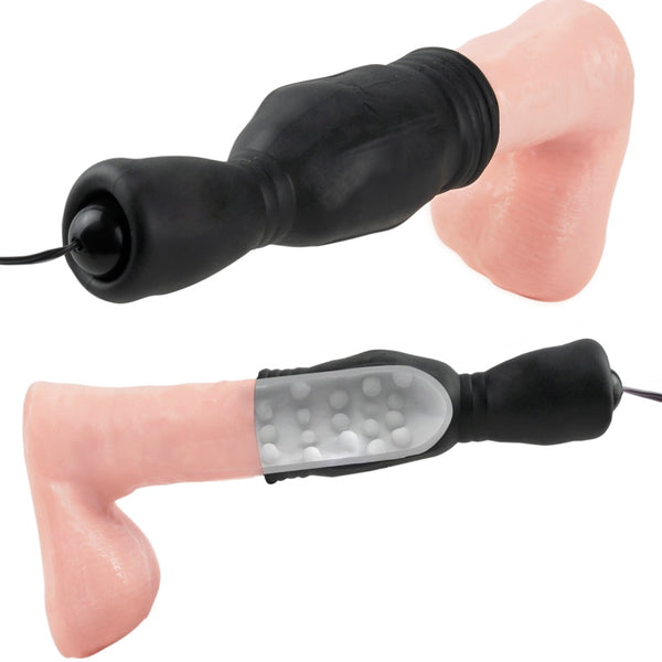 Pipedream Fetish Fantasy Series Vibrating Head Teazer - Black - Extreme Toyz Singapore - https://extremetoyz.com.sg - Sex Toys and Lingerie Online Store - Bondage Gear / Vibrators / Electrosex Toys / Wireless Remote Control Vibes / Sexy Lingerie and Role Play / BDSM / Dungeon Furnitures / Dildos and Strap Ons &nbsp;/ Anal and Prostate Massagers / Anal Douche and Cleaning Aide / Delay Sprays and Gels / Lubricants and more...