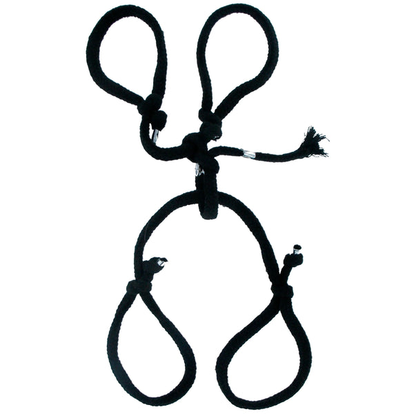 Fetish Fantasy Series Silk Rope Hogtie