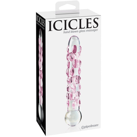 Pipedream Icicles No. 7 Glass Wand - Extreme Toyz Singapore - https://extremetoyz.com.sg - Sex Toys and Lingerie Online Store - Bondage Gear / Vibrators / Electrosex Toys / Wireless Remote Control Vibes / Sexy Lingerie and Role Play / BDSM / Dungeon Furnitures / Dildos and Strap Ons &nbsp;/ Anal and Prostate Massagers / Anal Douche and Cleaning Aide / Delay Sprays and Gels / Lubricants and more...