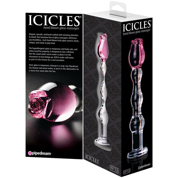 Pipedream Icicles No. 12 Glass Probe - Extreme Toyz Singapore - https://extremetoyz.com.sg - Sex Toys and Lingerie Online Store - Bondage Gear / Vibrators / Electrosex Toys / Wireless Remote Control Vibes / Sexy Lingerie and Role Play / BDSM / Dungeon Furnitures / Dildos and Strap Ons &nbsp;/ Anal and Prostate Massagers / Anal Douche and Cleaning Aide / Delay Sprays and Gels / Lubricants and more...