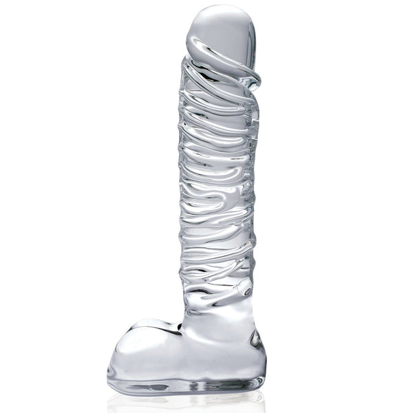 Pipedream Icicles No. 63 Glass Dildo - Extreme Toyz Singapore - https://extremetoyz.com.sg - Sex Toys and Lingerie Online Store - Bondage Gear / Vibrators / Electrosex Toys / Wireless Remote Control Vibes / Sexy Lingerie and Role Play / BDSM / Dungeon Furnitures / Dildos and Strap Ons &nbsp;/ Anal and Prostate Massagers / Anal Douche and Cleaning Aide / Delay Sprays and Gels / Lubricants and more...