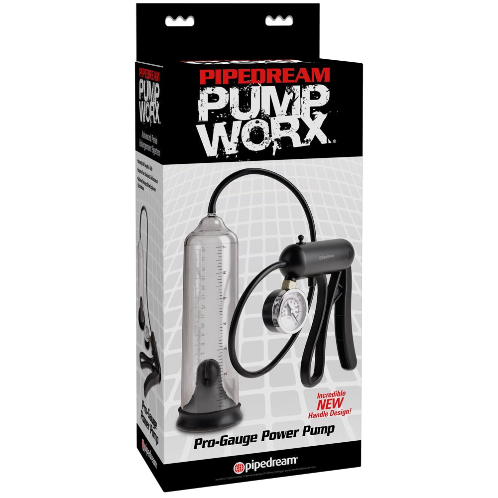 Pipedream Pump Worx Pro-Gauge Power Pump - Extreme Toyz Singapore - https://extremetoyz.com.sg - Sex Toys and Lingerie Online Store - Bondage Gear / Vibrators / Electrosex Toys / Wireless Remote Control Vibes / Sexy Lingerie and Role Play / BDSM / Dungeon Furnitures / Dildos and Strap Ons &nbsp;/ Anal and Prostate Massagers / Anal Douche and Cleaning Aide / Delay Sprays and Gels / Lubricants and more...