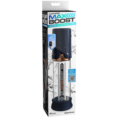 Pipedream Pump Worx Max Boost - Blue - Extreme Toyz Singapore - https://extremetoyz.com.sg - Sex Toys and Lingerie Online Store - Bondage Gear / Vibrators / Electrosex Toys / Wireless Remote Control Vibes / Sexy Lingerie and Role Play / BDSM / Dungeon Furnitures / Dildos and Strap Ons &nbsp;/ Anal and Prostate Massagers / Anal Douche and Cleaning Aide / Delay Sprays and Gels / Lubricants and more...