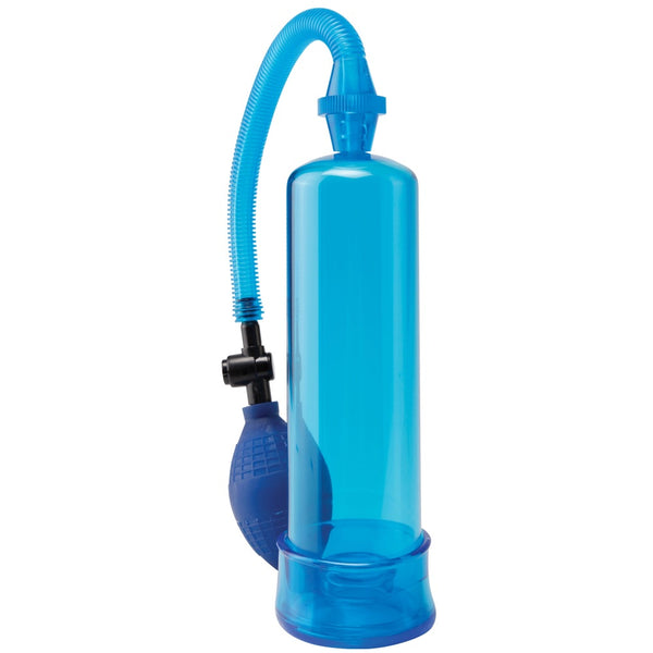 Pipedream Pump Worx Beginner's Power Pump - Blue - Extreme Toyz Singapore - https://extremetoyz.com.sg - Sex Toys and Lingerie Online Store - Bondage Gear / Vibrators / Electrosex Toys / Wireless Remote Control Vibes / Sexy Lingerie and Role Play / BDSM / Dungeon Furnitures / Dildos and Strap Ons &nbsp;/ Anal and Prostate Massagers / Anal Douche and Cleaning Aide / Delay Sprays and Gels / Lubricants and more...