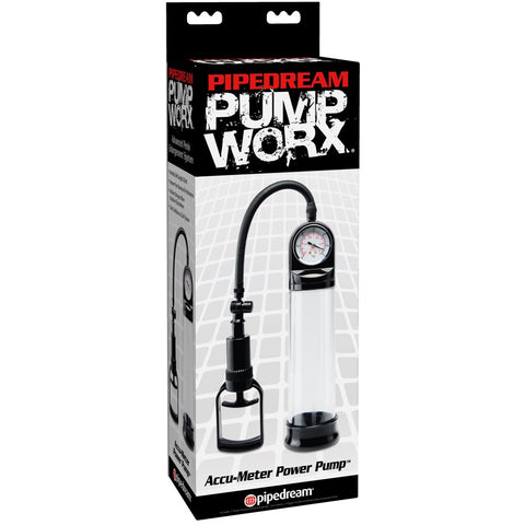 Pipedream Pump Worx Accu-Meter Power Pump - Extreme Toyz Singapore - https://extremetoyz.com.sg - Sex Toys and Lingerie Online Store - Bondage Gear / Vibrators / Electrosex Toys / Wireless Remote Control Vibes / Sexy Lingerie and Role Play / BDSM / Dungeon Furnitures / Dildos and Strap Ons &nbsp;/ Anal and Prostate Massagers / Anal Douche and Cleaning Aide / Delay Sprays and Gels / Lubricants and more...