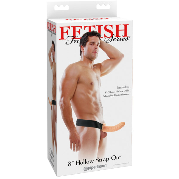Fetish Fantasy Series 8" Hollow Strap-On - Light