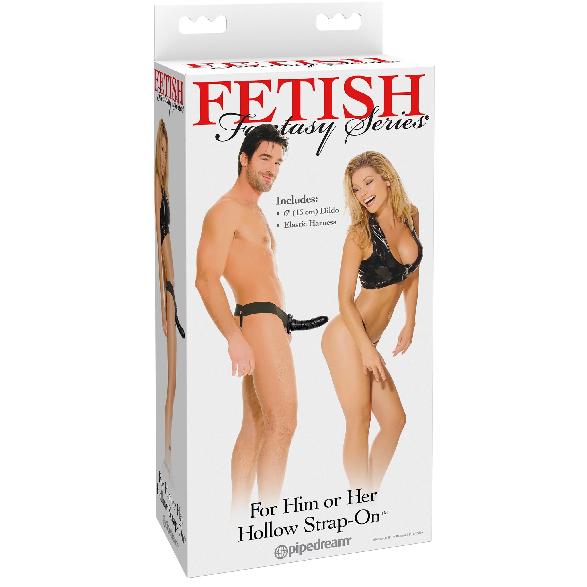 Fetish Fantasy Series For Him or Her Hollow Strap-On - Black