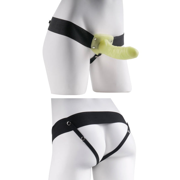 Pipedream Fetish Fantasy Series For Him or Her Glow In The Dark Hollow Strap-On - Extreme Toyz Singapore - https://extremetoyz.com.sg - Sex Toys and Lingerie Online Store - Bondage Gear / Vibrators / Electrosex Toys / Wireless Remote Control Vibes / Sexy Lingerie and Role Play / BDSM / Dungeon Furnitures / Dildos and Strap Ons &nbsp;/ Anal and Prostate Massagers / Anal Douche and Cleaning Aide / Delay Sprays and Gels / Lubricants and more...